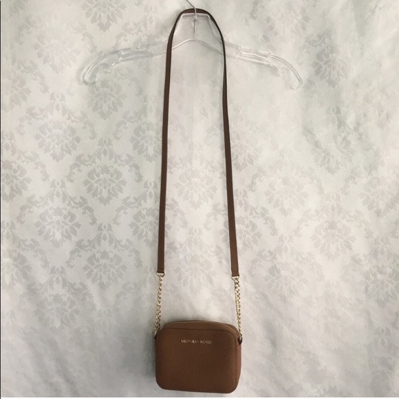 NEW Michael Kors Brown Acorn Small Crossbody Bag - Picture 7 of 7